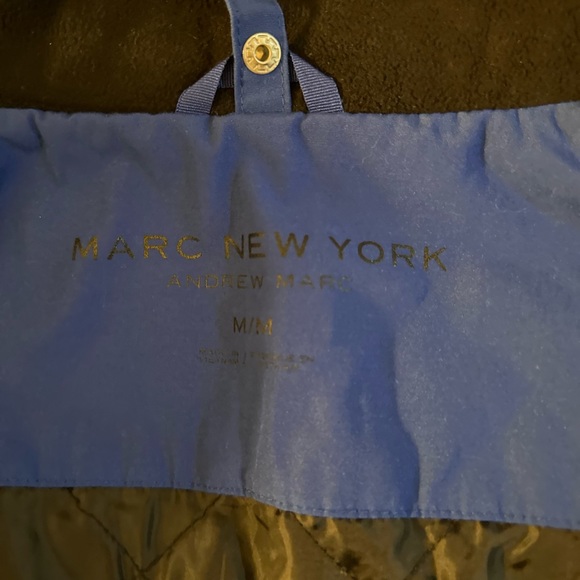 Andrew Marc 2 in 1 black and blue cute winter ski/snow coat - Picture 4 of 16